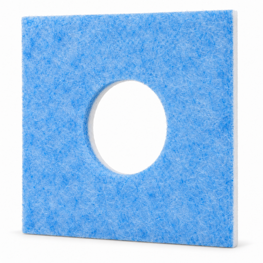 Ersatzfilter G4 für Limodor Typ F-LF/5 – 226 x 226 mm, Loch 95 mm, 12 mm